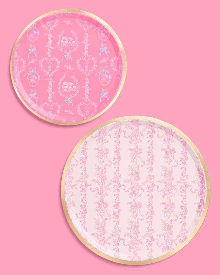 Romance Plates - 32 paper plates, 2 sizes