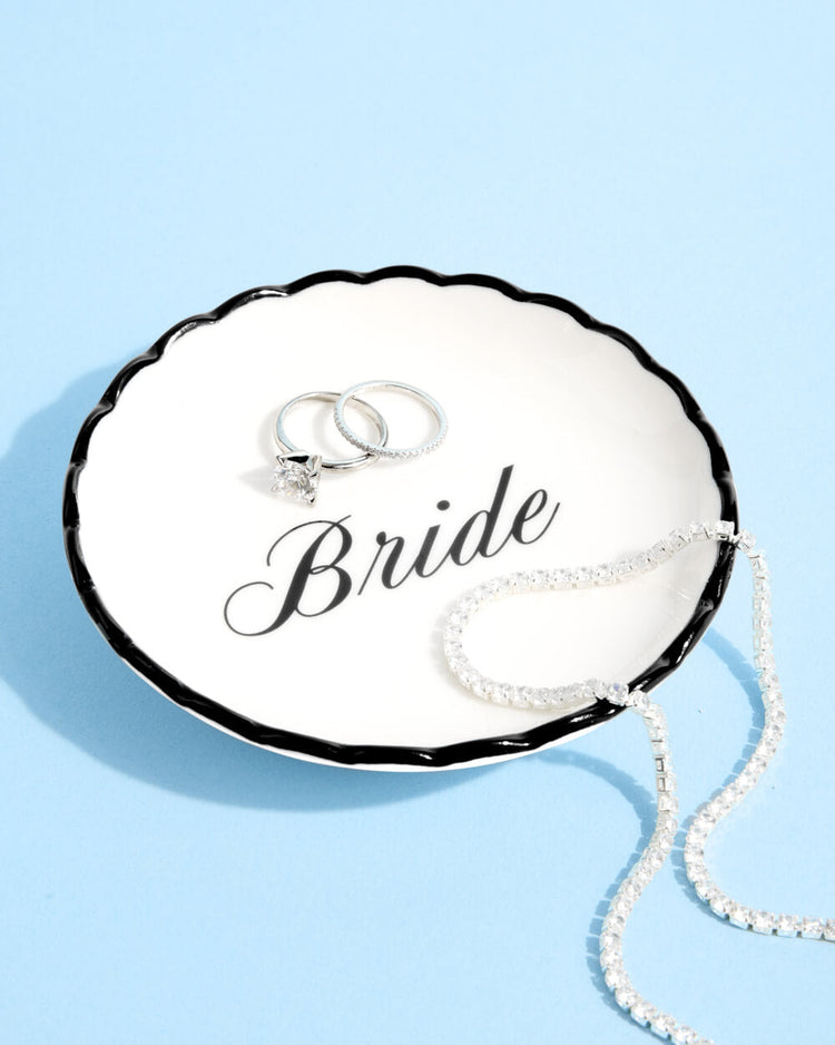 Classic Bride Ring Dish - Ring Tray