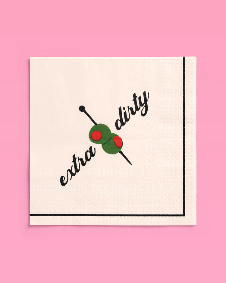 Extra Dirty Napkins - 25 paper napkins