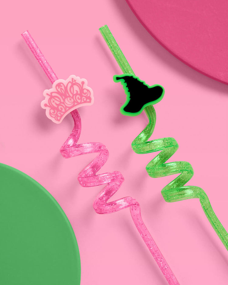 Emerald City Straws - 12 reusable straws