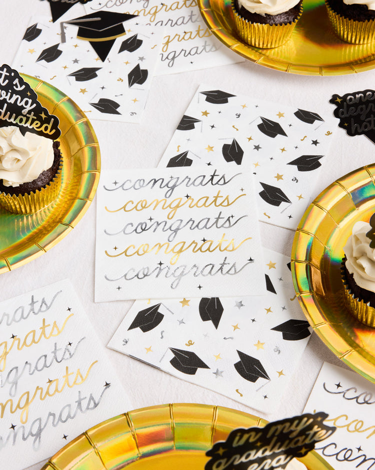 Congrats Grad Napkins - 50 paper napkins