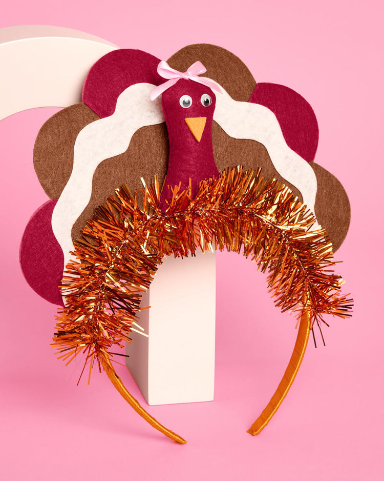 Turkey Time Headband - Thanksgiving Headband