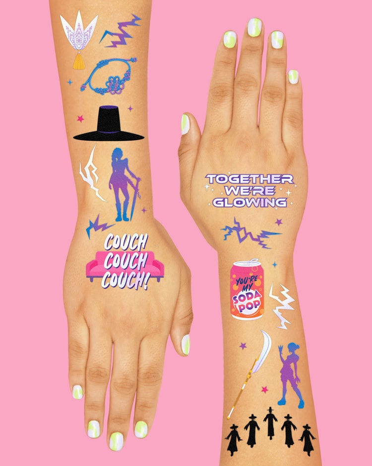 Takedown Tats - 68 temporary tattoos