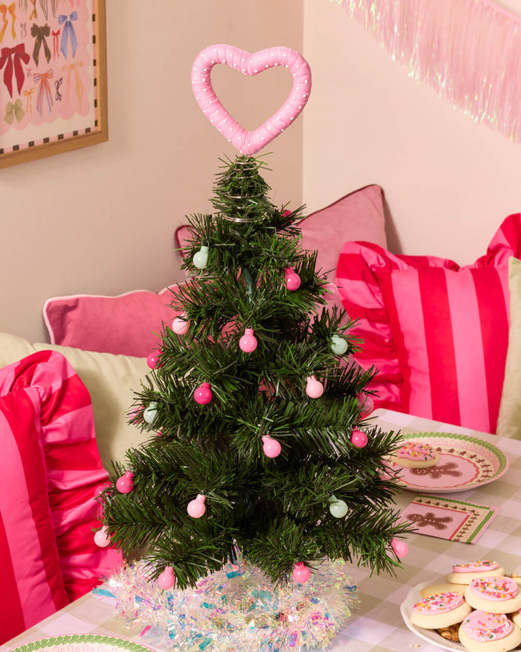 Love & Pearls Treetopper - pink treetopper