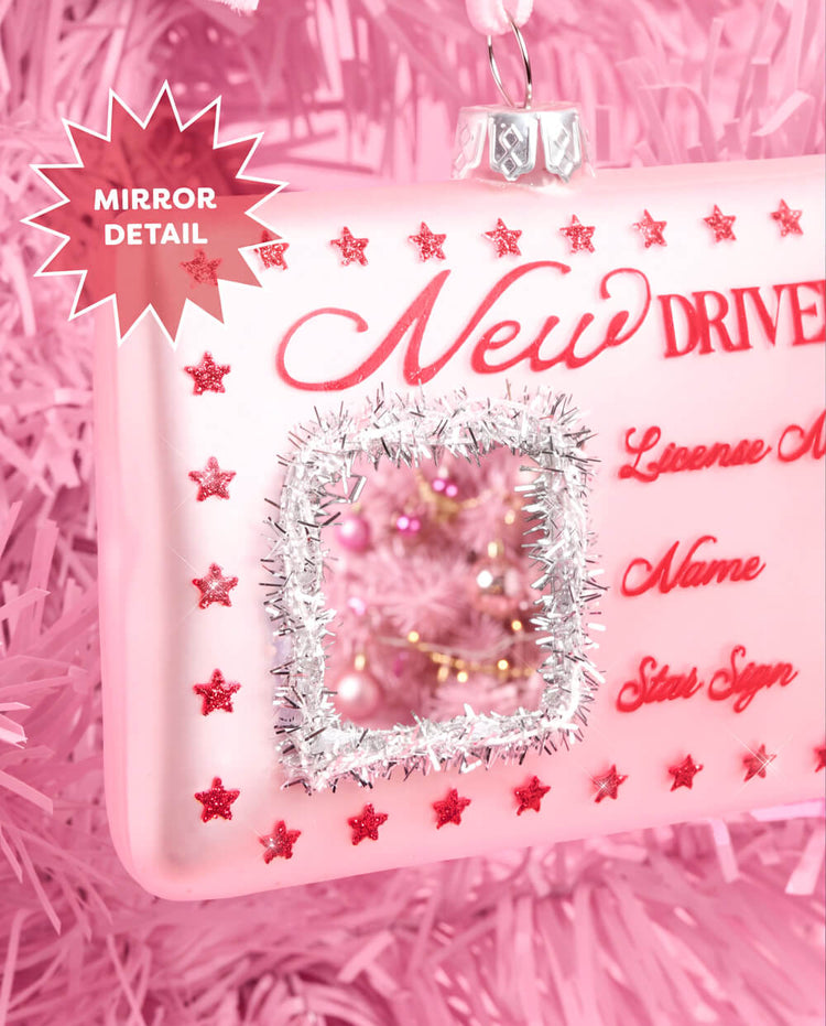 New Driver Ornament - License-Shaped Ornament