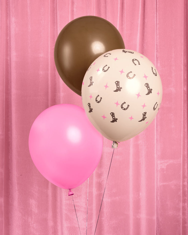 Cowgirl Balloons - 24 latex balloons