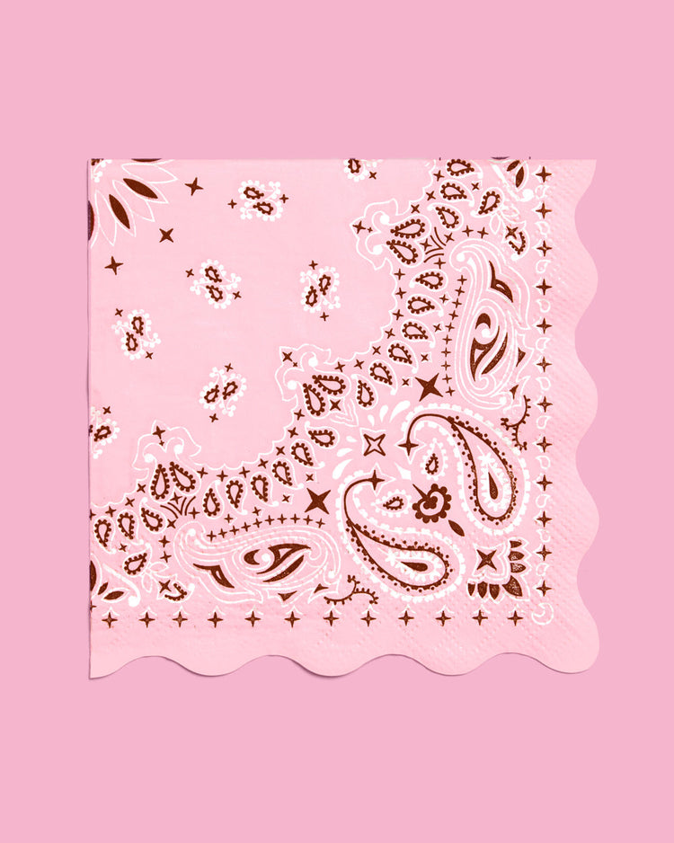 Cowgirl Napkins - 24 napkins + 2 designs