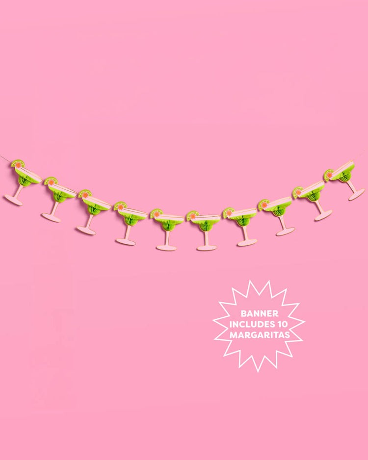 Margarita Accordion Banner - 3D banner
