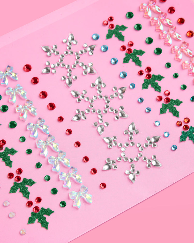 Merry & Bright Gem Set - 89 adhesive face gems