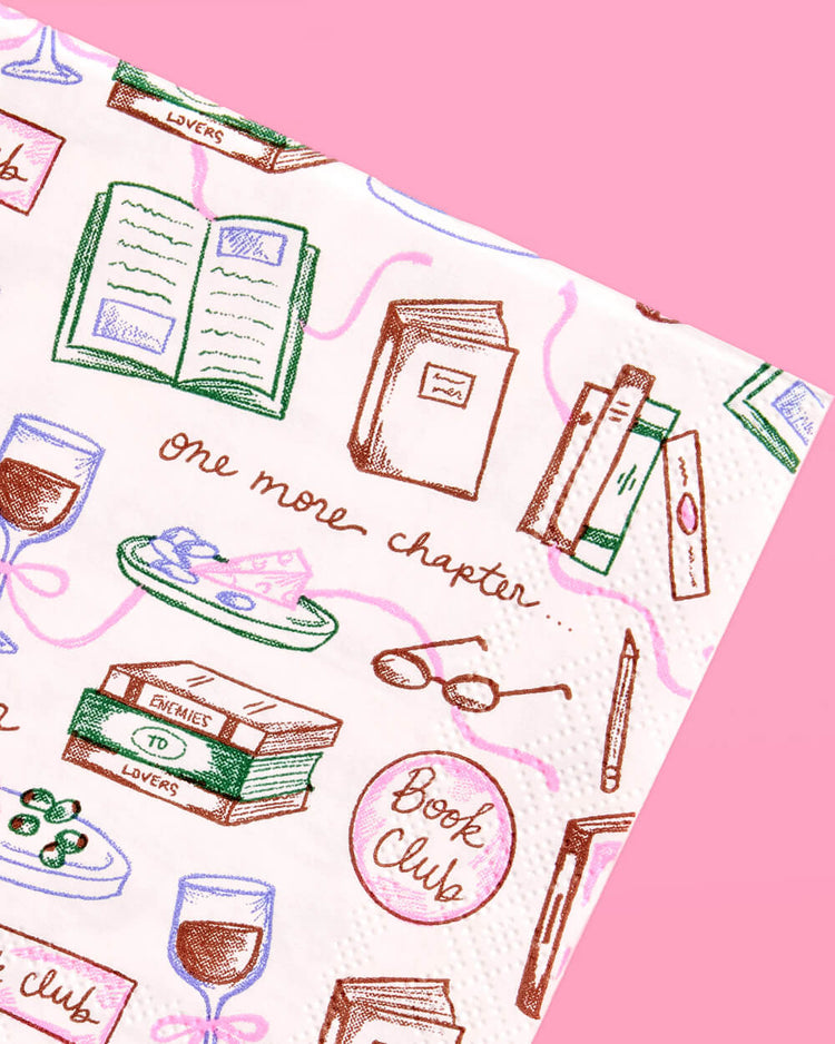 Book Club Napkins - 25 paper napkins