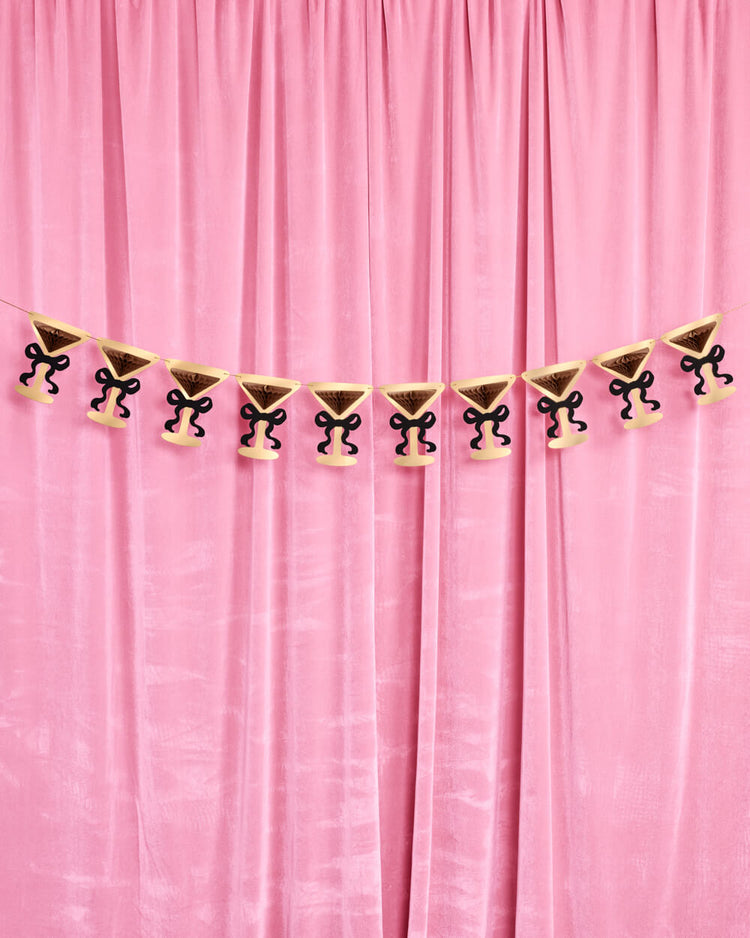 Espresso Martini Banner - 3D paper banner