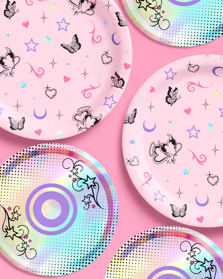 Y2K Plates - 32 paper plates