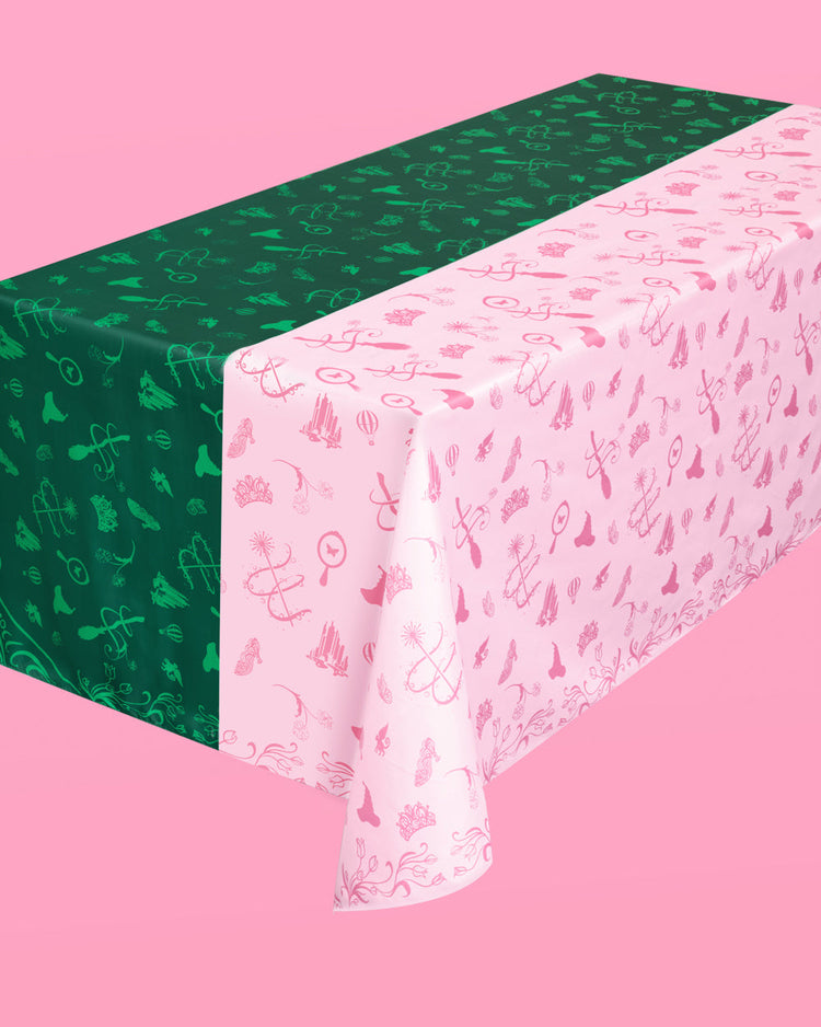 Emerald City Tablecloth - washable tablecloth