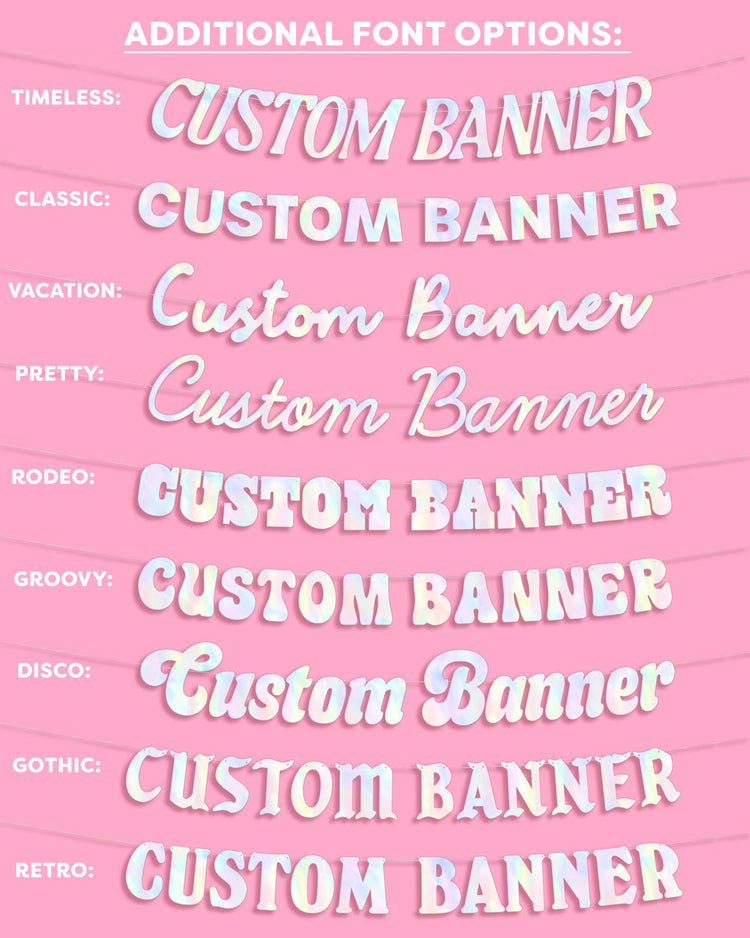 Custom Banner - customizable banner