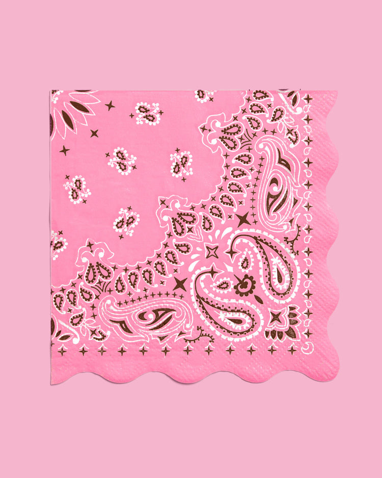 Cowgirl Napkins - 24 napkins + 2 designs