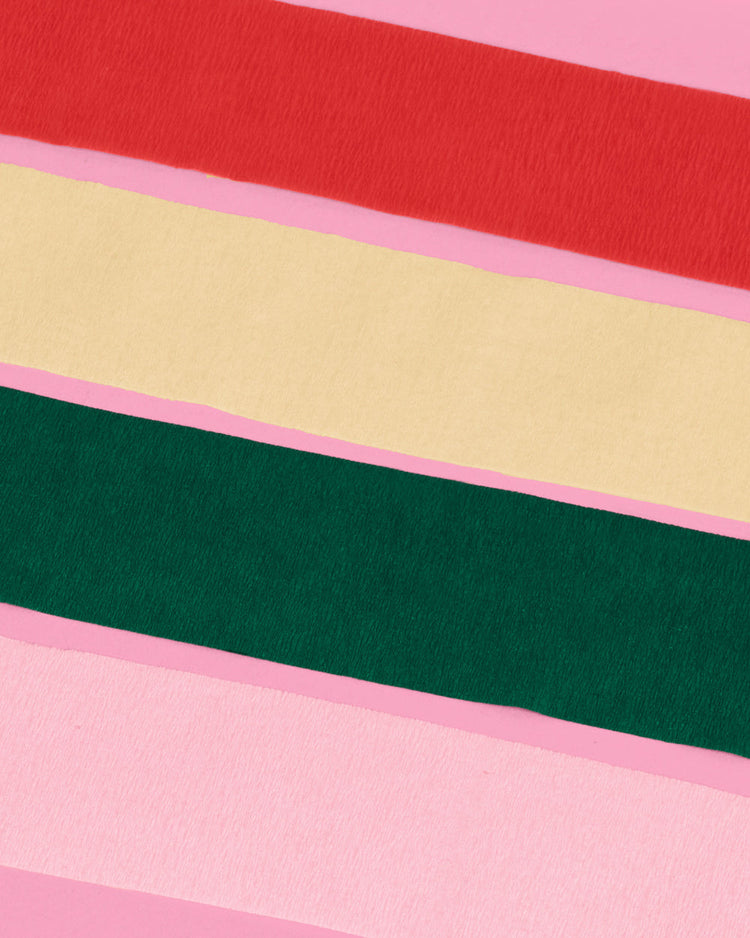 Camp Streamers - 4 colorful crepe rolls