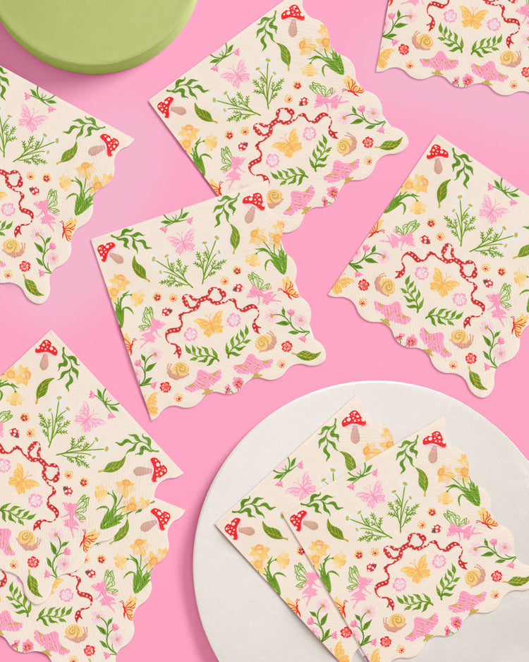 Garden Fairy Napkins - 25 paper napkins