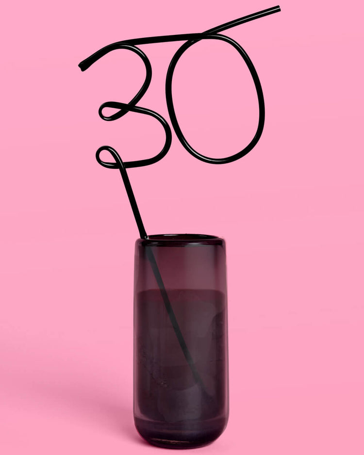 30th Bday Bundle - tats, straw + confetti