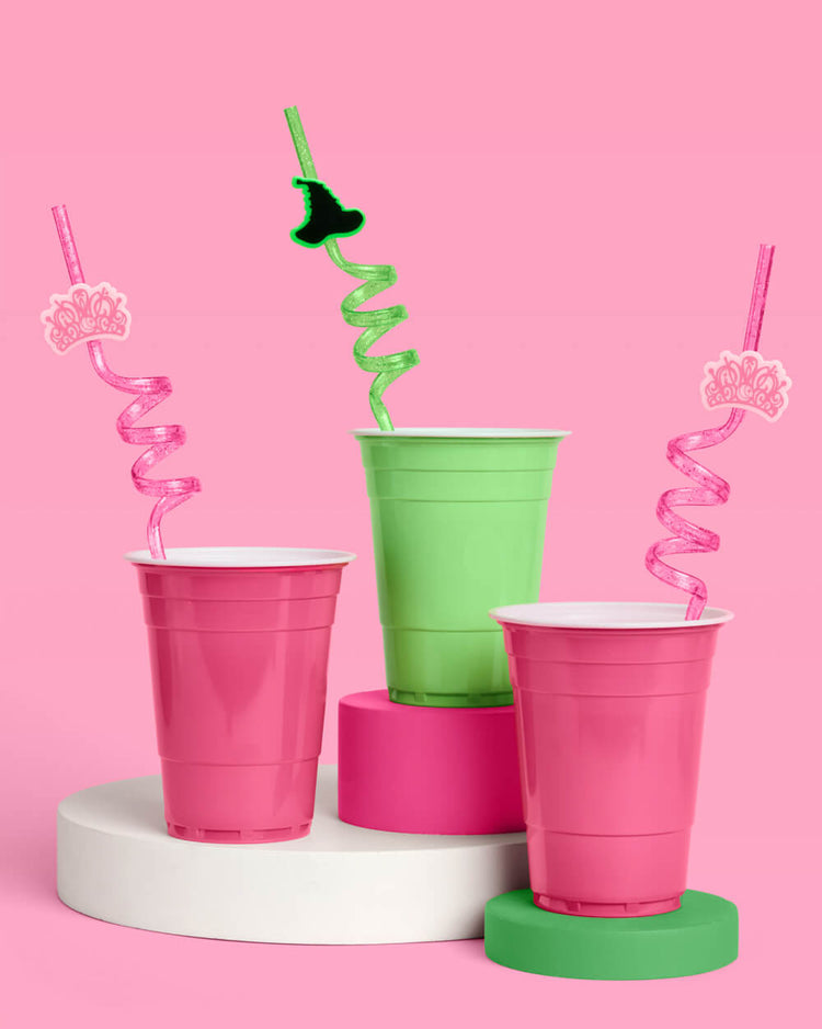 Emerald City Straws - 12 reusable straws