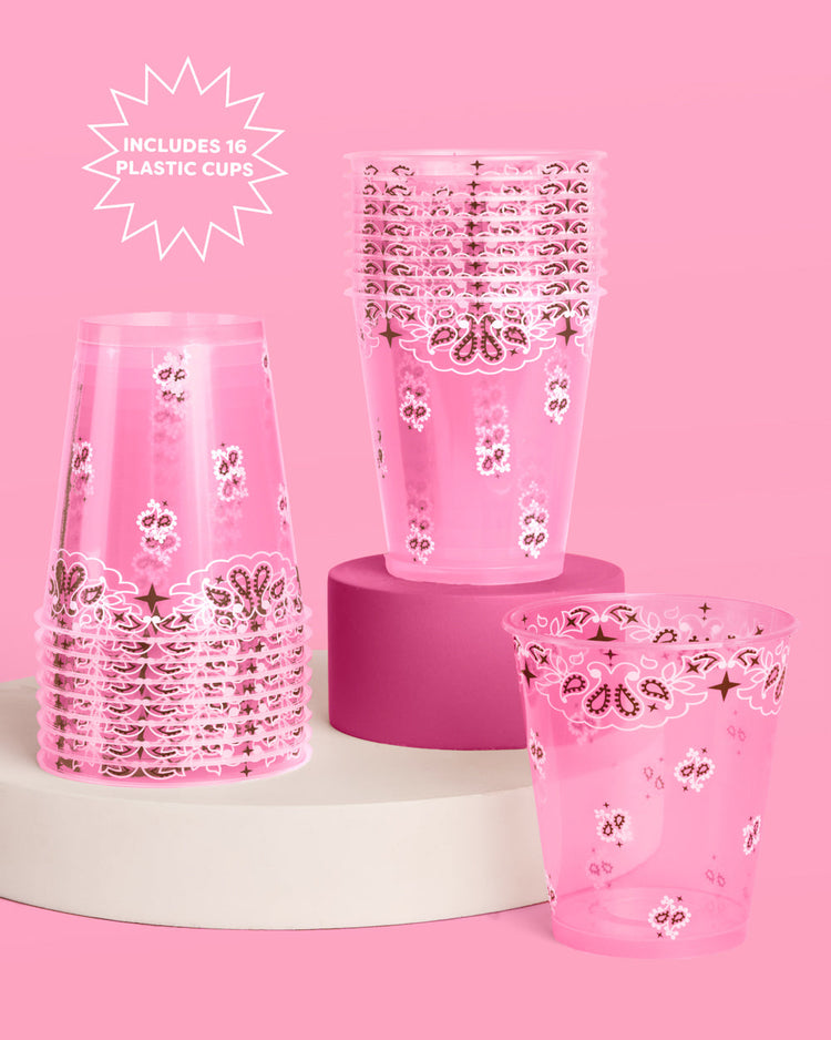 Cowgirl Cups - 16 resuable cups