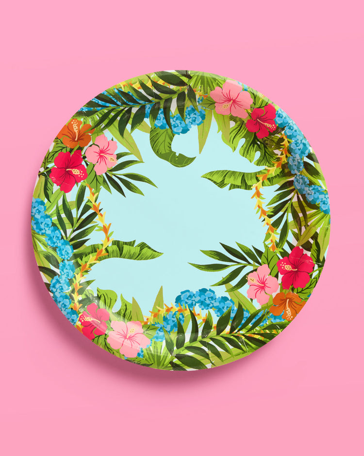 Tropical Plates - 24 paper plates
