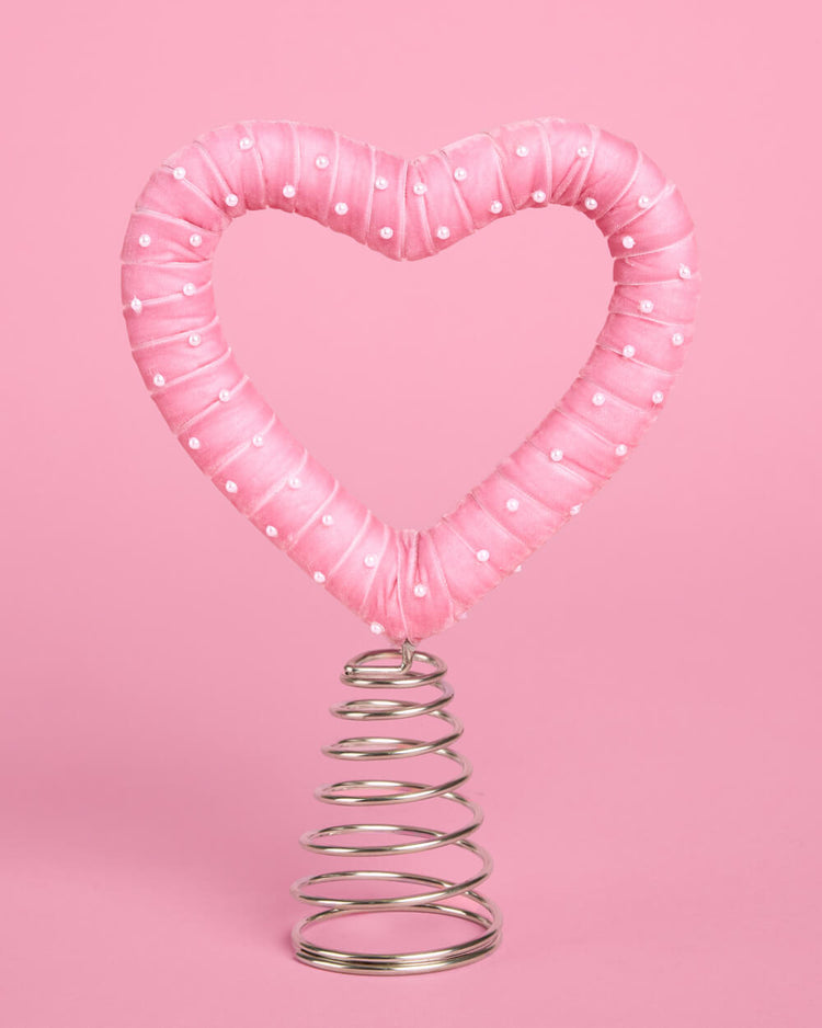 Love & Pearls Treetopper - pink treetopper