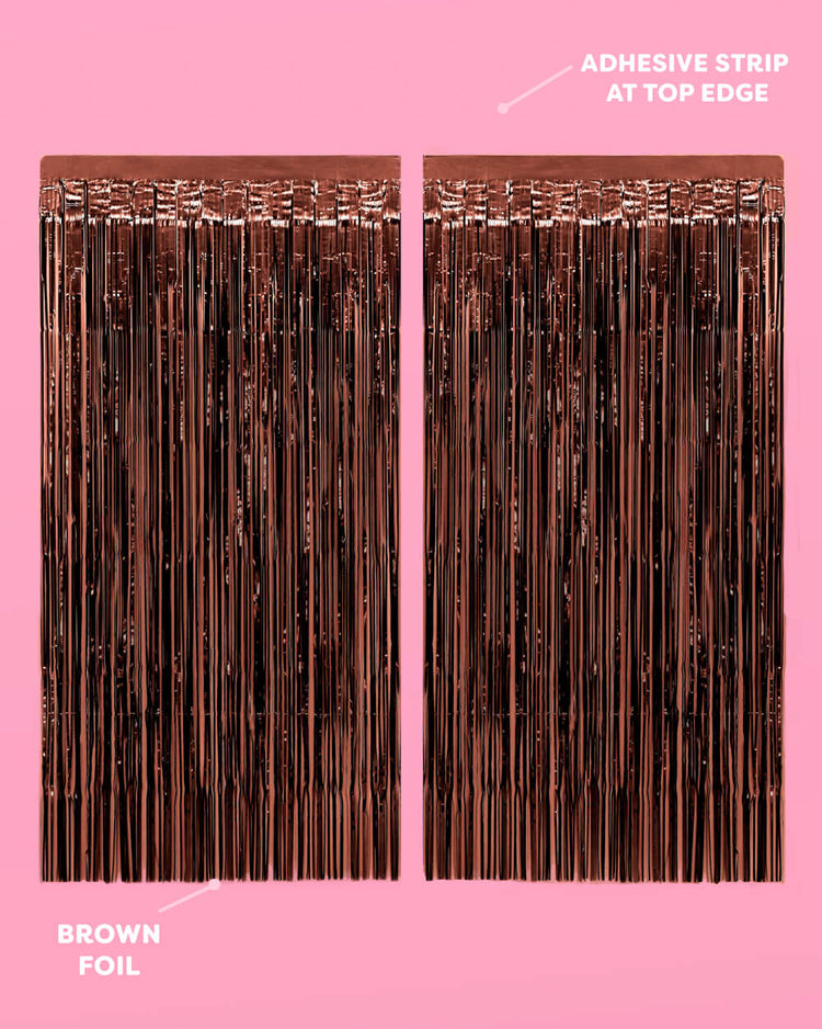 Espresso Martini Curtain - set of 2 curtains