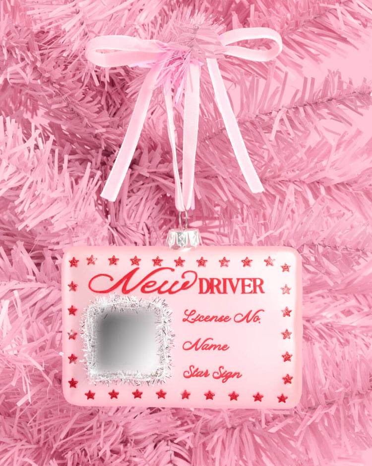 New Driver Ornament - License-Shaped Ornament
