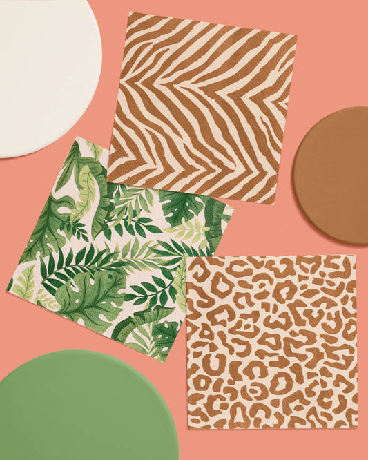 Safari Napkins - 24 paper napkins