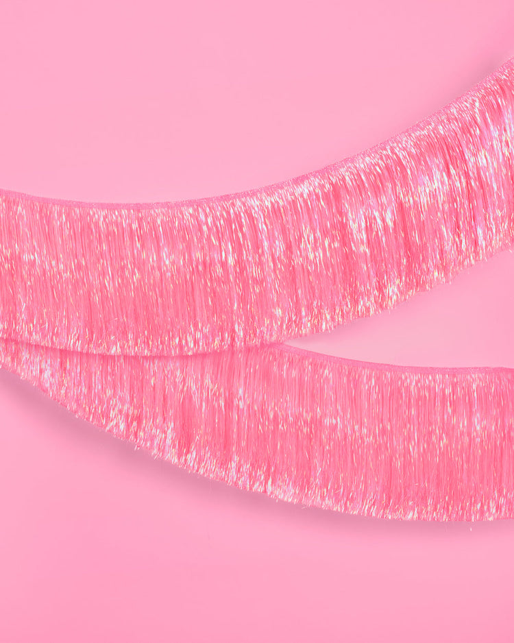 That's Hot Fringe - pink foil banner