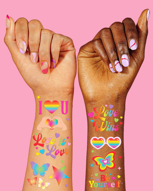 Pride Tats - 54 temporary tattoos
