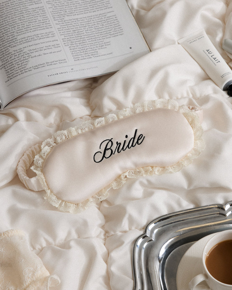 Bridal Bundle - bag, clips, eye mask + scarf