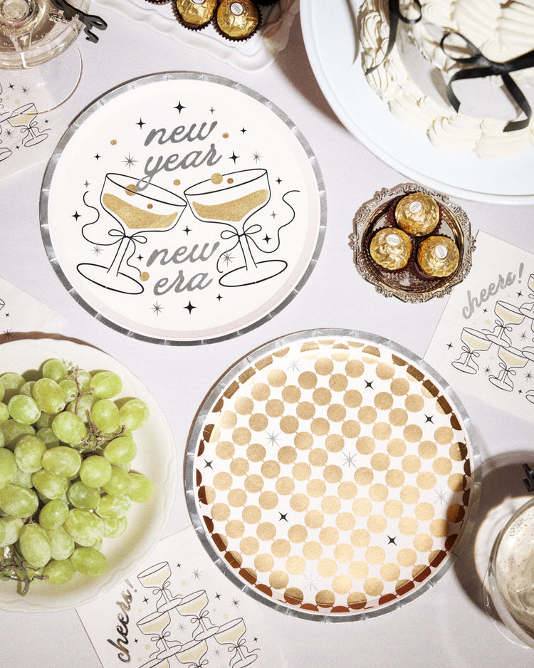 New Year, New Era Plates - 24 paper plates