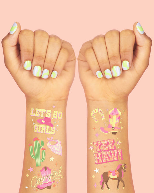 Cowgirl Tats - 100 temporary tattoos