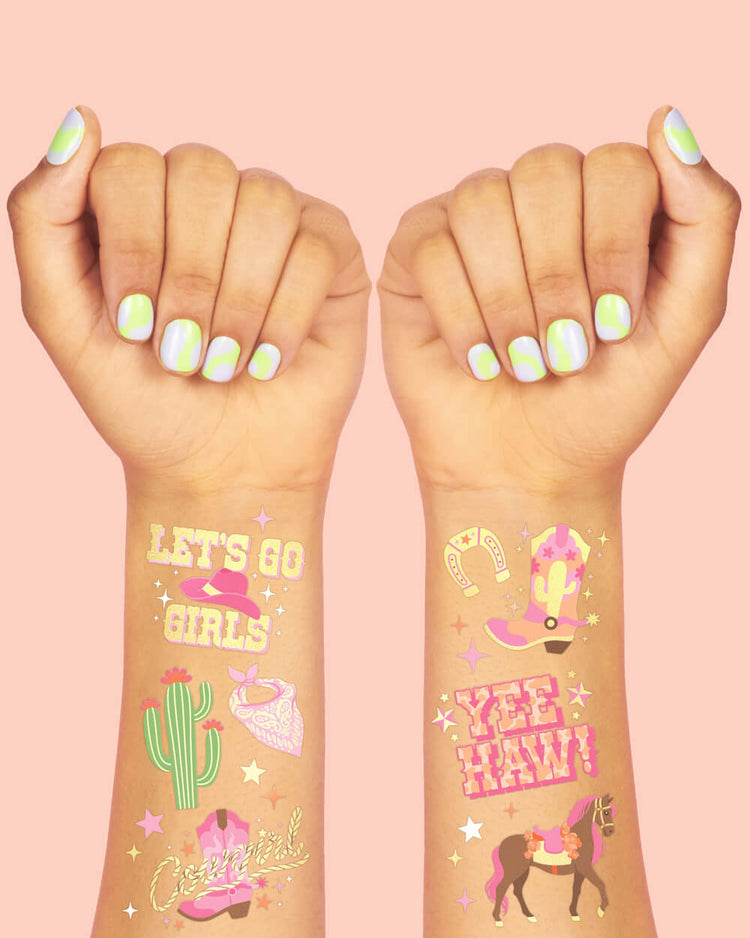 Cowgirl Tats - 100 temporary tattoos