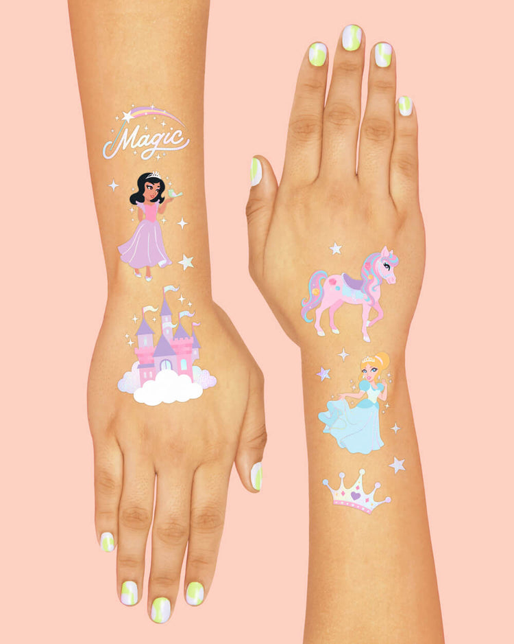 Princess Tats - 46 temporary tattoos