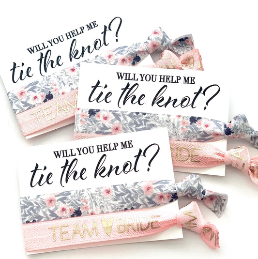 Will you help me tie the knot? | Bridesmaid Proposal Gifts