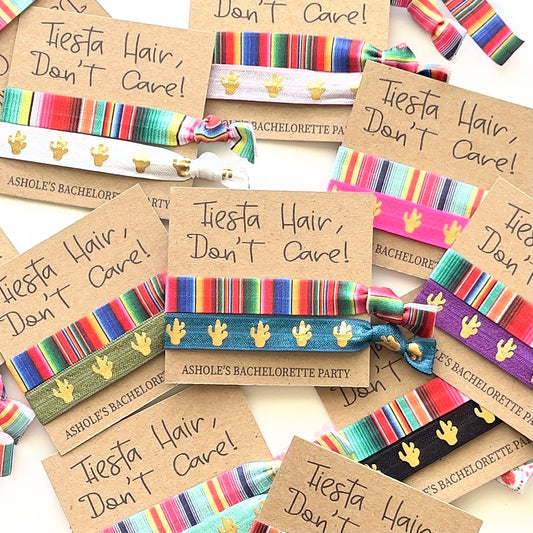 Fiesta Hair Don't Care! | Fiesta Bachelorette | Cabo Mexico Fiesta Siesta Bach Birthday Party Gifts