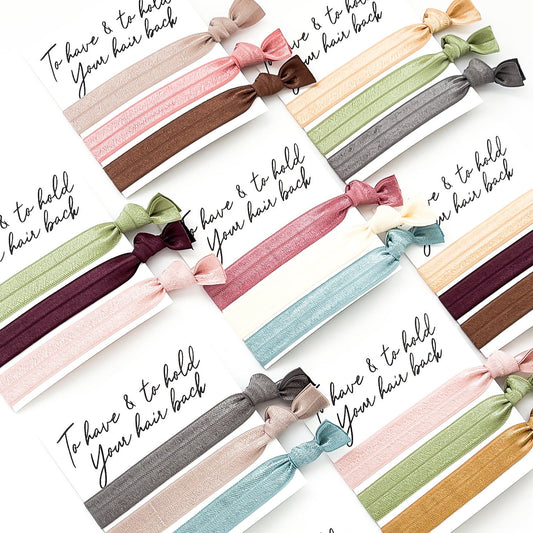 To have & to hold your hair back | Bridesmaid Proposal | Bridal Party Gifts