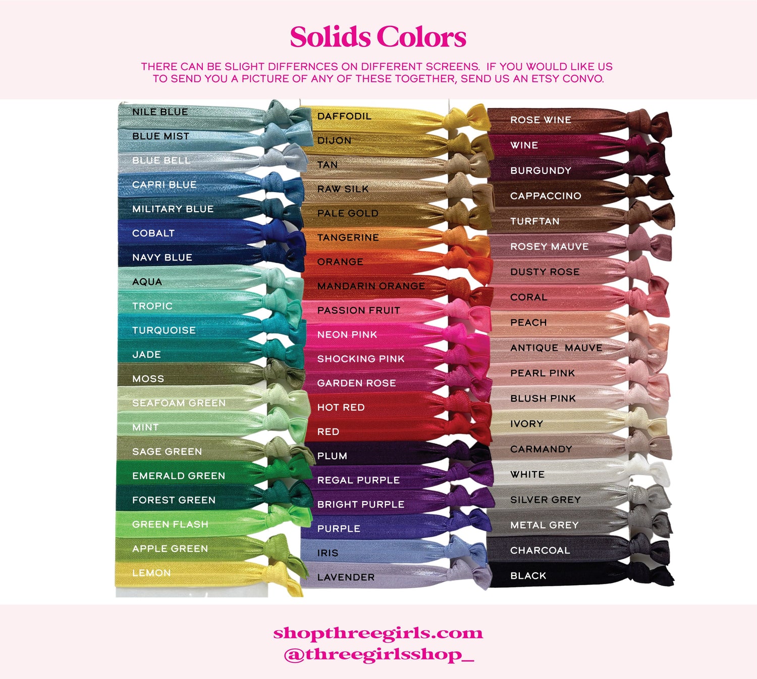 a poster with a bunch of colors on it