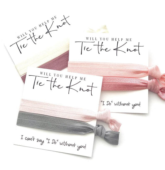 Will You Help Me Tie the Knot? I Can't Say "I DO" Without You! | Bridal Party Proposal Favors